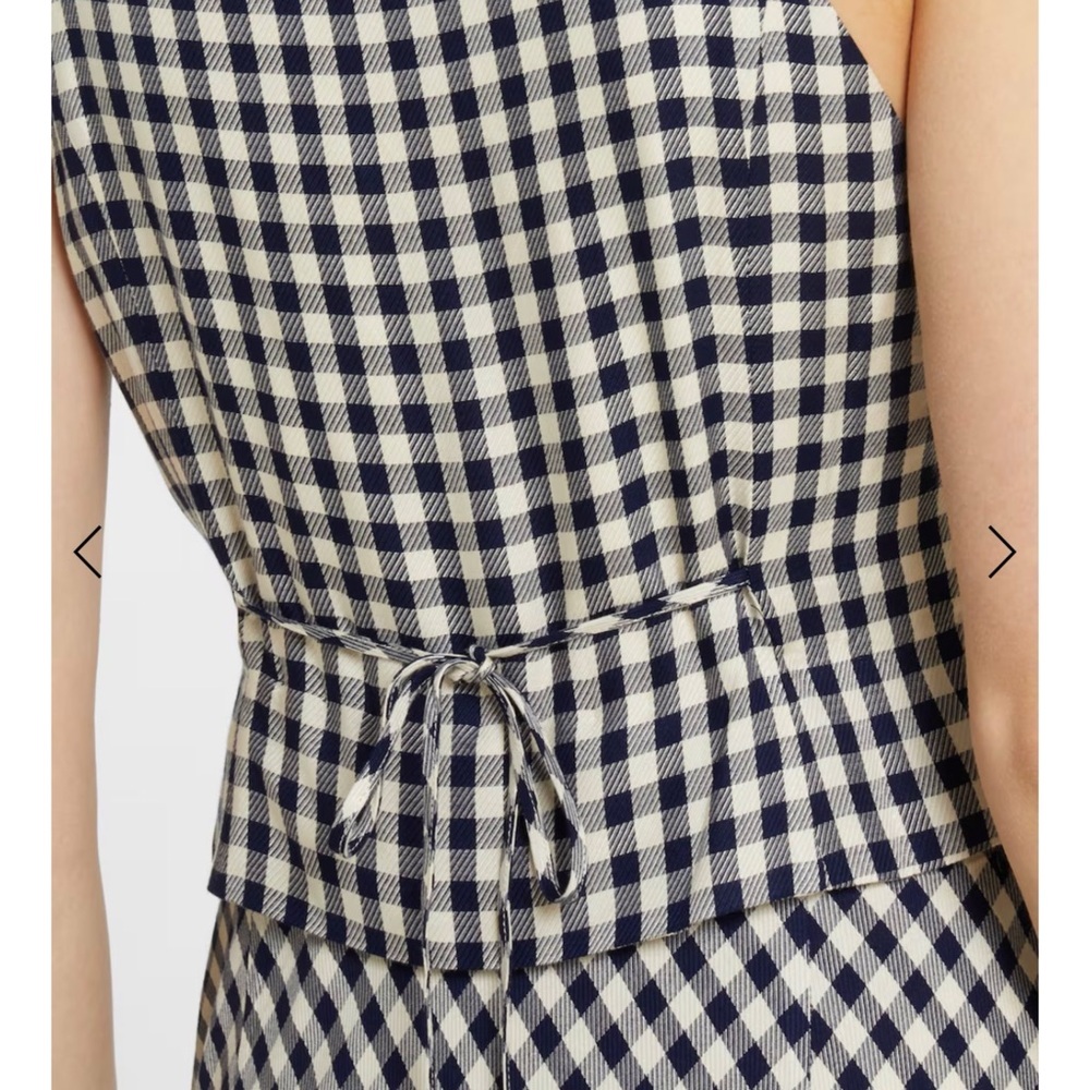 RIXO Kimmy checked maxi dress NEW - Picture 5 of 9